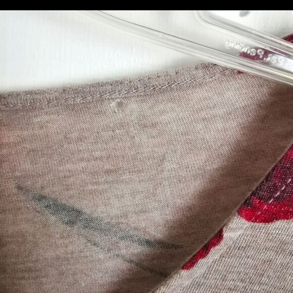 2/$30 Lucky Brand Wide sleeve floral shirt - Picture 3 of 6